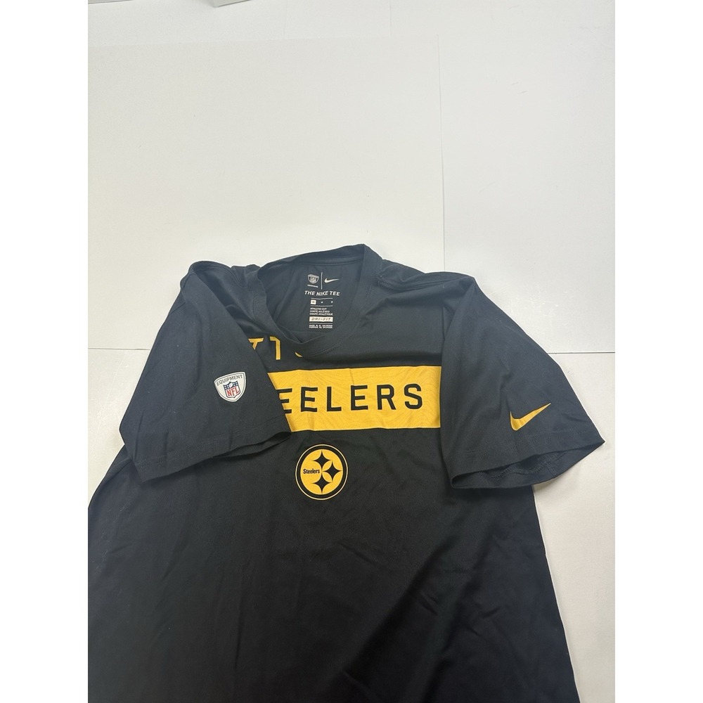Pittsburgh Steelers Nike NFL Equipment Training T Shirt Size Medium Dri Fit - Picture 4 of 8